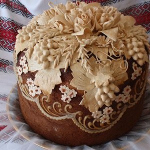 Свадебный каравай, хлеб. Свадебный торт, фото 2
