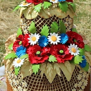 Свадебный каравай, хлеб. Свадебный торт, фото 23