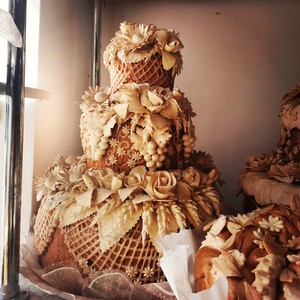 Свадебный каравай, хлеб. Свадебный торт, фото 9