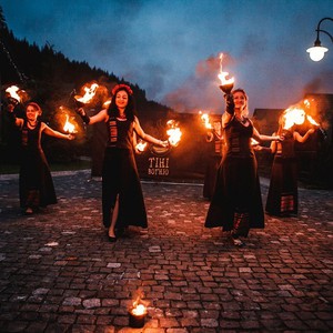 Огненное шоу формация "Тени Огня"