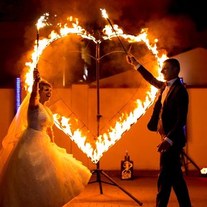 Z-show: Вогняне і світлодіодне шоу на весілля, фото 3