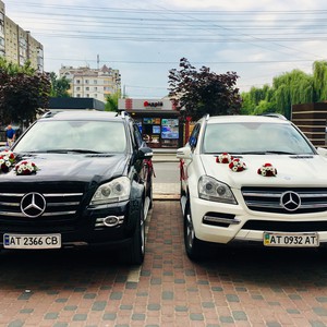 Весільний кортеж Mercedes GL Чорний та Білий, фото 6