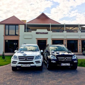 Весільний кортеж Mercedes GL Чорний та Білий, фото 12