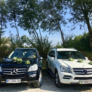 Весільний кортеж Mercedes GL Чорний та Білий, фото 9