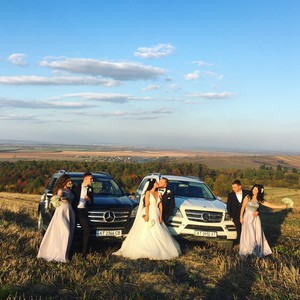 Весільний кортеж Mercedes GL Чорний та Білий, фото 4