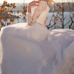 Продам весільне плаття зі шлейфом, фото 4