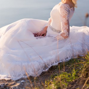 Продам весільне плаття зі шлейфом, фото 8