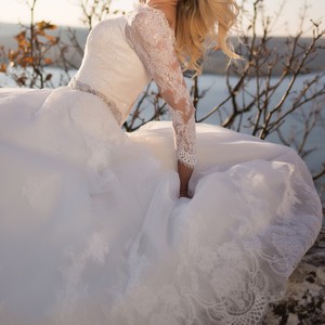 Продам весільне плаття зі шлейфом, фото 2