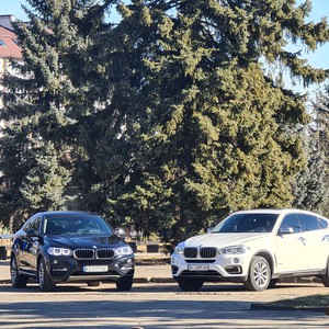 BMW X6 чорного і білого кольору, фото 7