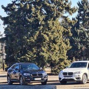 BMW X6 чорного і білого кольору, фото 10