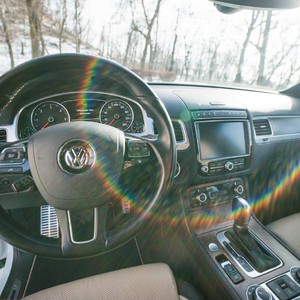 Білосніжний Volkswagen Touareg, фото 9