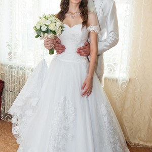 Весільна сукня зі шлейфом, фото 6
