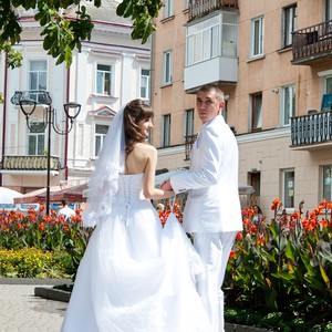 Весільна сукня зі шлейфом, фото 4