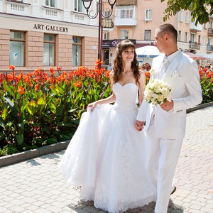 Весільна сукня зі шлейфом, фото 5