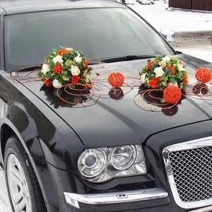 Украшения на свадебные автомобили, фото 28