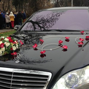 Украшения на свадебные автомобили, фото 4