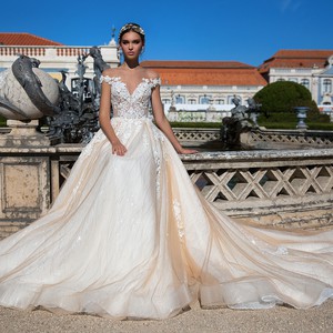 Весільна сукня Merion бренду MillaNova, фото 4
