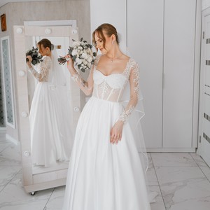 Продам весільну сукню, фото 5