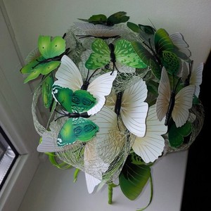 Свадебный букет из бабочек, фото 3