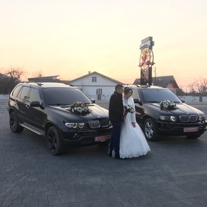 Весільний кортеж BMW X5 та Volkswagen Touareg, фото 10