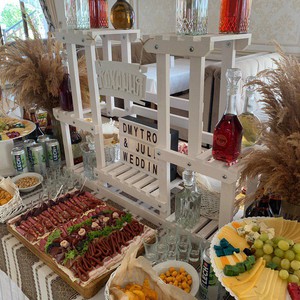Козацький стіл, м'ясний стіл на весілля, фото 20