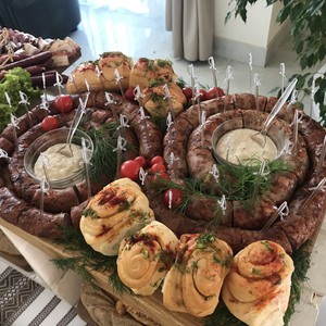 Козацький стіл, м'ясний стіл на весілля, фото 36