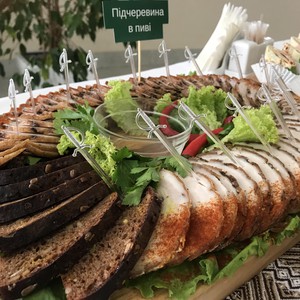 Козацький стіл, м'ясний стіл на весілля, фото 12