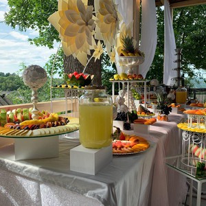 Фруктовий стіл, фруктові композиції, фонтани, фото 12