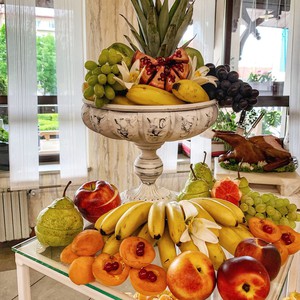 Фруктовий стіл, фруктові композиції, фонтани, фото 6