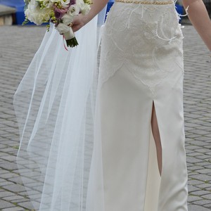 Б/У весільна сукня від ОКСАНИ МУХИ, фото 3