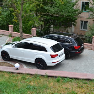 Свадебный кортеж Audi Q7, аренда авто с водителем, фото 4