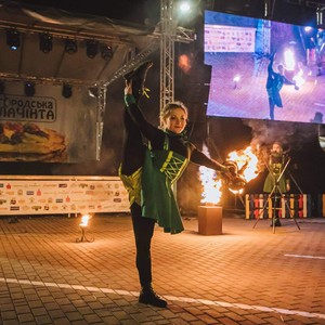Фаер-шоу и светодиодное шоу (Ужгород) от Dragonfly, фото 8