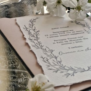 Весільні запрошення від  Studio "Birddesign", фото 23