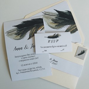 Весільні запрошення від  Studio "Birddesign", фото 12