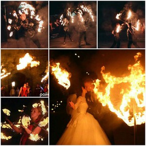 Фаєр шоу / Світлодіодне шоу на весілля FIRE DANCE, фото 36