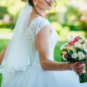 Продам белое свадебное платье, фото 8