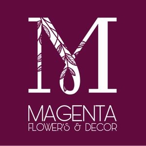 Magenta flowers & decor