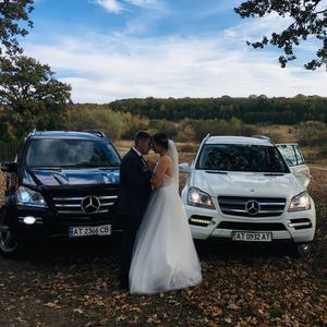 Весільний кортеж Mercedes GL Чорний та Білий