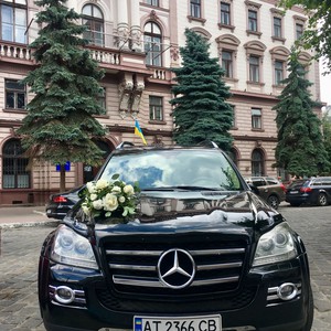 Весільний кортеж Mercedes GL Чорний та Білий, фото 5