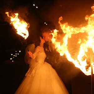 Фаєр шоу / Світлодіодне шоу на весілля FIRE DANCE, фото 3