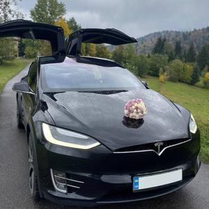 Авто на весілля Tesla Model X Свадебное авто