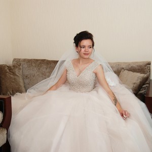 Шикарна весільна сукня!, фото 3
