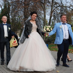 Шикарна весільна сукня!, фото 2
