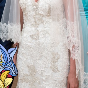 Весільне плаття в стилі рибки, фото 3