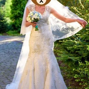 Весільне плаття в стилі рибки, фото 2