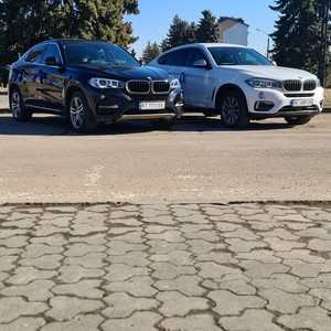 BMW X6 чорного і білого кольору, фото 7