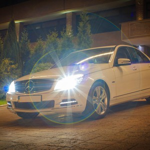 Білий Mercedes-Benz кортеж, фото 8
