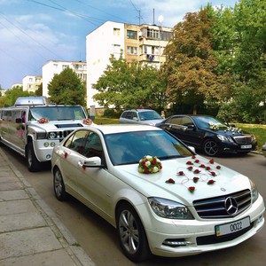 Білий Mercedes-Benz кортеж, фото 13