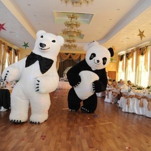 Живі пневмофігури Панда та Білий медвідь, фото 2