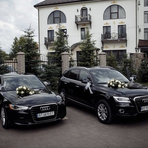 Весільний кортеж, прокат, оренда авто Audi, Bmw